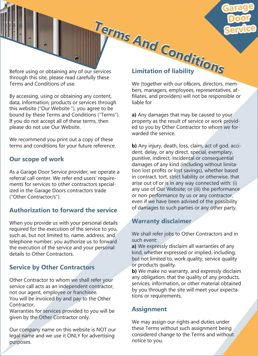 Washington United Garage Door Service Washington, DC 202-618-8913